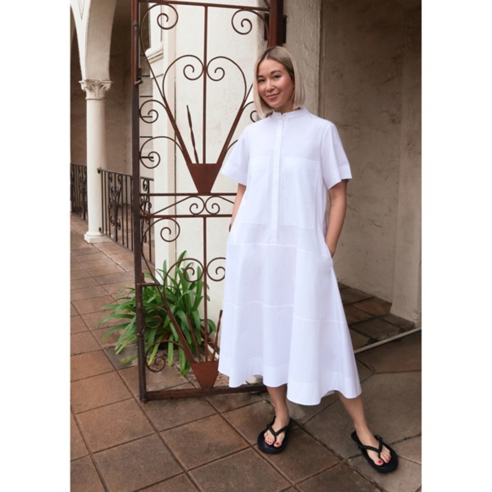 G. Label Mendoza Drop Waist Shirt Dress in 2 NWOT